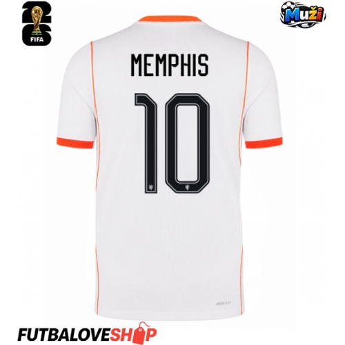 Dres Holandsko Memphis Depay #10 Preč MS 2026 Krátky Rukáv